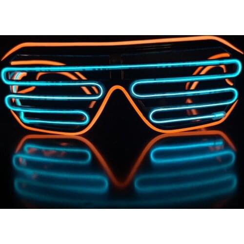 Luminous glasses blinds fashion popular glasses Christmas event wedding birthday party decoration dance party holiday party prop