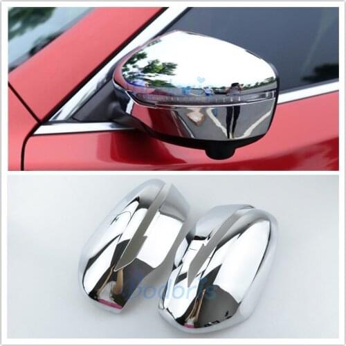 Rearview Mirror Cover Side Wing Cap Shell Case ,Moulding Trim 2015 2016 2017 2018 2019 For Nissan Qashqai Rogue Sport Accessory