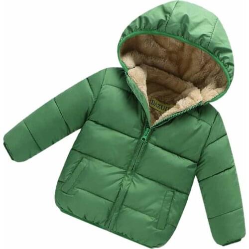 BibiCola Kids Toddler Boys Winter parkas Jackets For Children Outerwear Clothing cotton velvet Baby girl hoodies coat Clothes