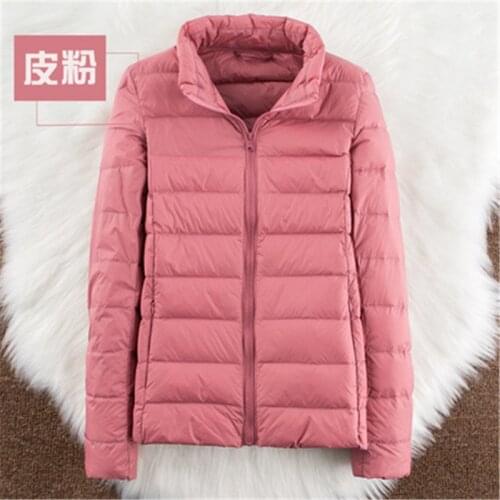 Winter oversize Womens Ultralight Thin Down Jacket White Duck Down Hooded Jackets Long Sleeve Warm Coat Parka Female Outwear