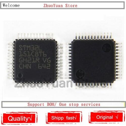 1PCS/lot New original STM32L151C8T6 STM32L151 STM32L 151C8T6 LQFP-48 IC chip