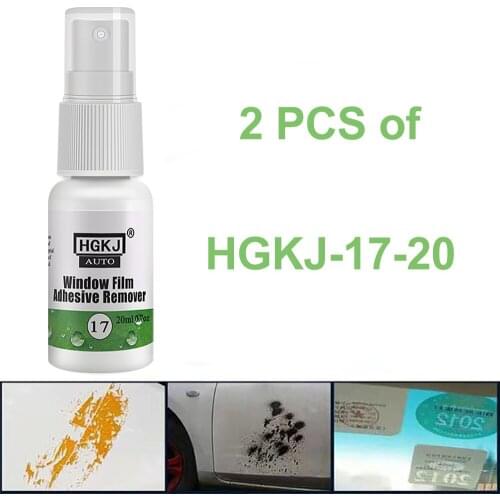 2PCS of HGKJ-17-20 Window Cleaning Coating Film Remover Agent Car Accessories Adhesive Remover CarTools Windshield Cleaner