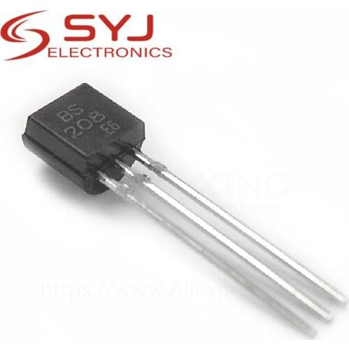 5pcs/lot BS250 = BS208 45V 0.23A 0.7W TO-92 In Stock
