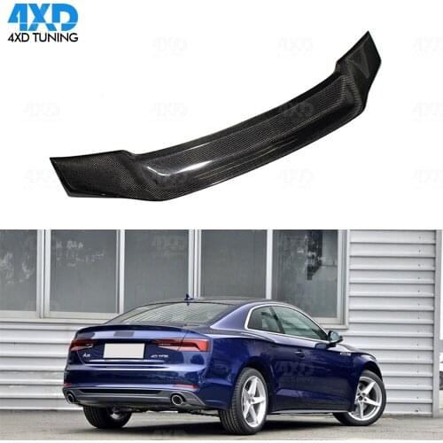 A5 Carbon Rear Spoiler R Style For Audi A5 Sedan Rear Trunk Spoiler Wing 2010 2011 2012 2013 2014 2015 2016