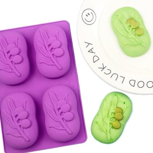 Olive Tree Shape Cake Decoration Accessories Baby Silicone Mold for Mousse Soap Baking Accessories Childrens Rice Cake A560