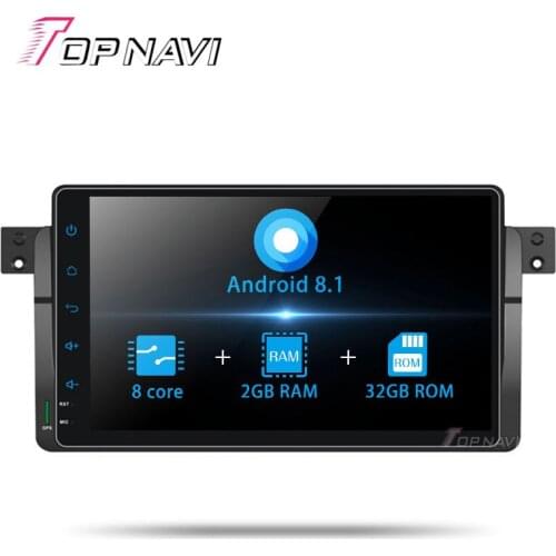 2 Din Android 8.1 Car Radio For BMW E46 1999 2000 2001 2002 2003 2004 2005 Head Unit Car GPS Navigation with Amplifier Audio