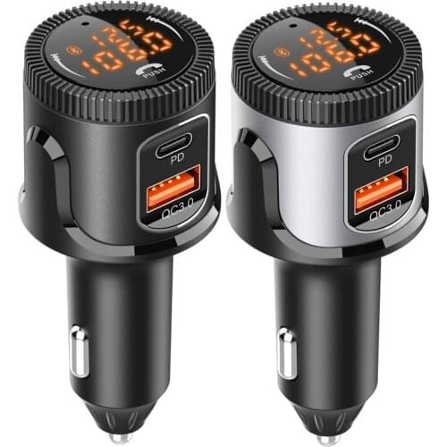 QC 3.0 Dual USB Charger Car Bluetooth 5.0 FM MP3 Handsfree Calling