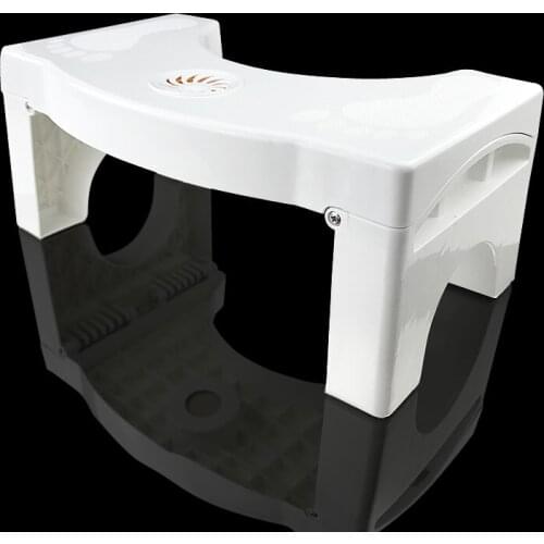 White Folding Toilet Stool Bathroom Toilet Stool