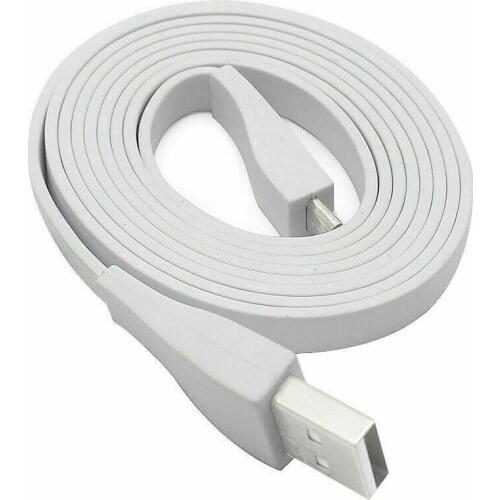 White USB Cable Cord for Logitech UE Boom/Megaboom/Ultimate Ears MEGABLAST MEGABOOM ROLL Speaker