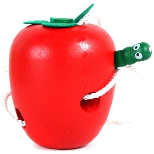 The Caterpillar Eats The Apple Wooden Puzzle Educational Toys For Children