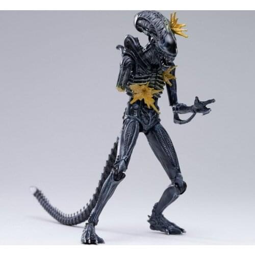 Hiya LA0070 1/18 War-damaged Alien Warrior Model 11cm Soldier Action Figure for Fans Collection