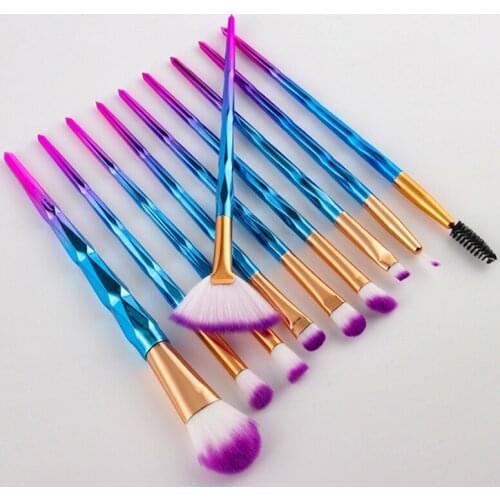 Blending Makeup Brushes Powder Foundation 10pcs Cosmetic Makeup Brushes Tool Set Blush Cosmetic Makeup Brushes Tools Blending