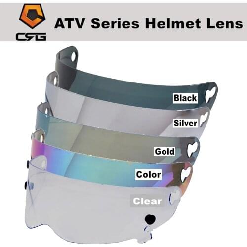 Motorcycle Visor Anti-scratch Wind Shield Helmet Visor Full Face Fit For CRG ATV 1-8 Series Helmet Glasses Visor 5 Colors Choose