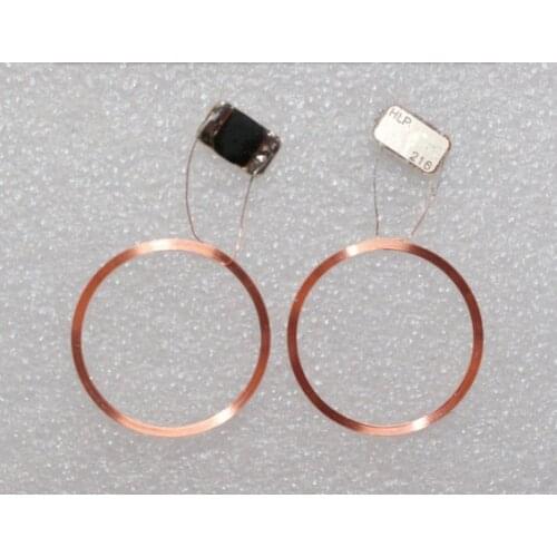 20mm Diameter NFC tags copper wire (antenna + chip) Welding 216 888ytes 13.56MHz ISO14443 10pcs/Lot RFID tag