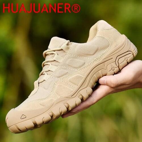 Men Military Combat Boots Waterproof Hiking Travel Shoes Work Shoes Army Tactical Shoes breathable Man Sneakers Desert Boots