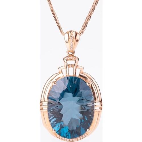 MENGYI Kpop Charm Oval Zircon Pendant Necklace Vintage Anniversary Gift For Women Fashion Clavicle Choker Wedding Jewelry