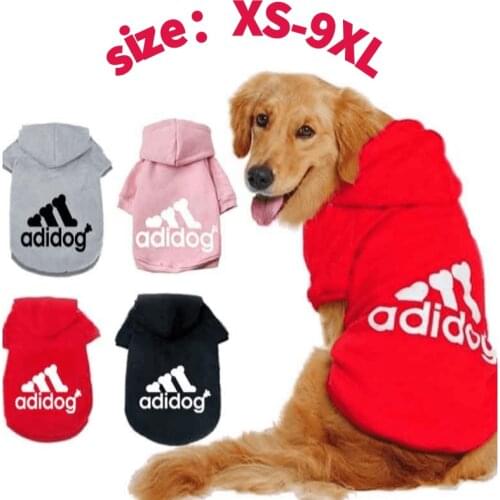 Dog clothes Sweatshirt Hoodies Pet supplies Pet clothing french bulldog Labrador Rottweiler Chihuahua Multicolor Fleece XS-9XL