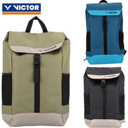 Original Victor Sports Bag Double Shoulder Backpack Badminton Tennis bag BR6012 with shoes bag 31cm*18cm*50cm