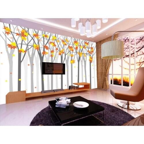 Custom papel DE parede infantil,Abstract Maple,3D wallpaper for childrens room living room bedroom wall waterproof wallpaper