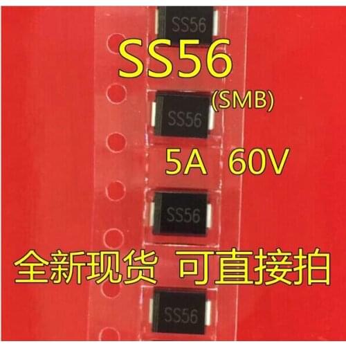 Schottky 5A / 60V SS56 SK56 SS56B SR560 B type / B / DO-214AA