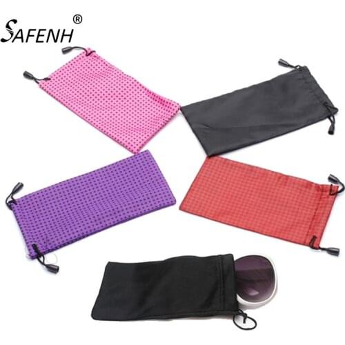 Cloth Dust Pouch Optical Glasses Carry Bag Pouches For Sunglasses Waterproof Dustproof Sunglasses Pouch 18 * 9cm