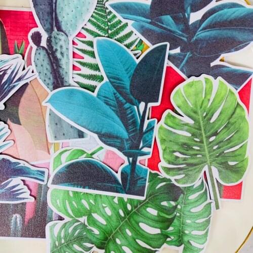 15pcs Green planted tortoise stickers for kids homemade book stickers on laptop / decorative scrapbooking / DIY