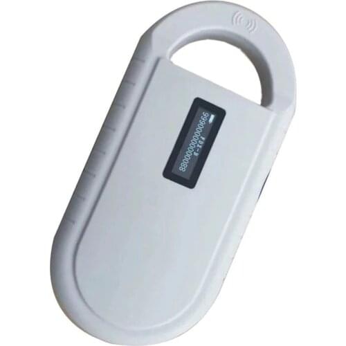 134.2KHz FDXB ISO11785/84 FDX-B Pet Microchip Scanner Reader Animal Tag Ear Handheld Reader