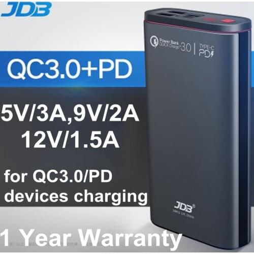 20000mah Power Bank PD QC 3.0 Powerbank 18W for iPhone X Xiaomi Samsung S10 Huawei Portable Charger