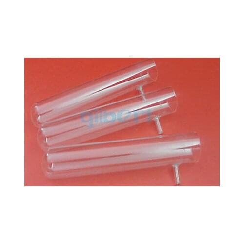 5PCS 25x200mm Glass Test Filter Tube with Vacuum Upper Side Arm Lab Experiment