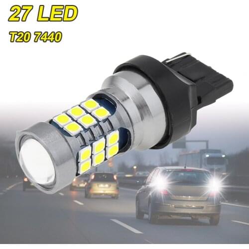 5W 12V 3030 SMD Signal Lamp White/ Yellow / Red Color T20 7440 WY21W W21W Led Bulbs Reversing Lights Turn Brake Backup Light