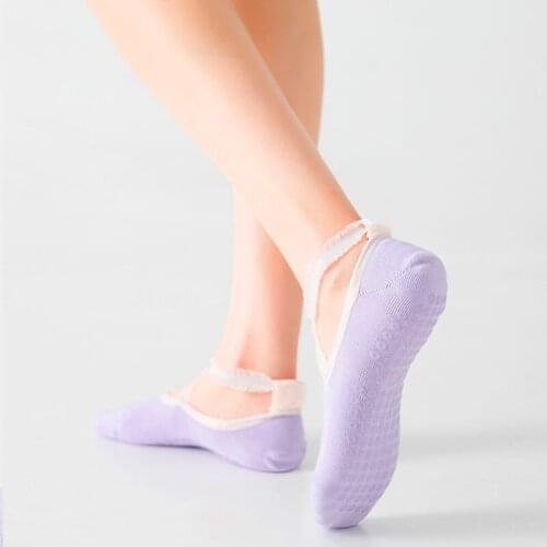 Anti-smell Keep-clean Yoga Pilates Socks Non Slip Skid Barre Grip Socks