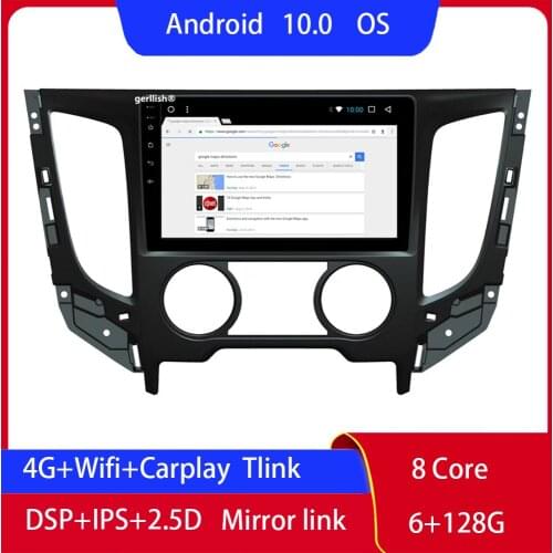 For Mitsubishi Triton L200 Manual AC 2015 2016 2017 2018 2019 Android Auto Autoradio Carplay Car Radios 1 Din Central Multimidia