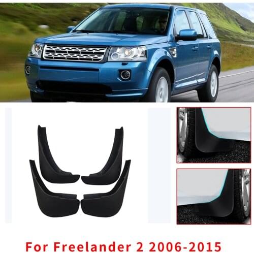 Car Mud Guards For Land Rover Freelander 2 2006-2015 Front Rear Splash Guards Over Fender Kit Car Styling Fender Accessories