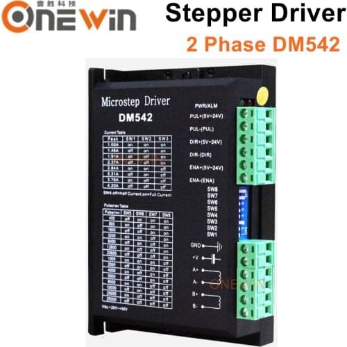 2 phase DM542 Digital Stepper Motor Driver 18-48 VDC 4.2A for for 57 step Motor