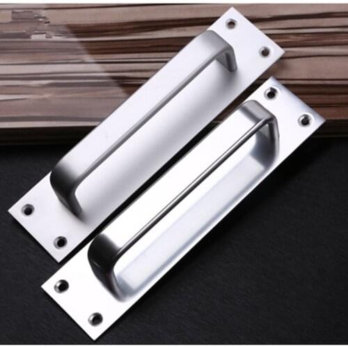 200mm Sliding doors Surface mounted handle Move the door handle Aluminum Alloy Fire passage doors security door handle bathroom