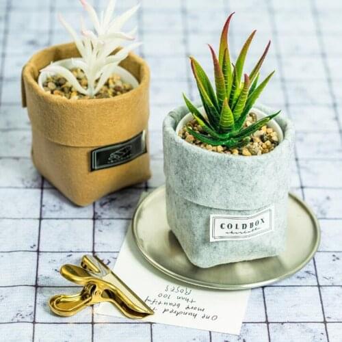 Fleshy flower Desktop Storage Basket Sundries Storage Box Small Cute Table Storage Basket Space-Saving Storage Bags Organizer