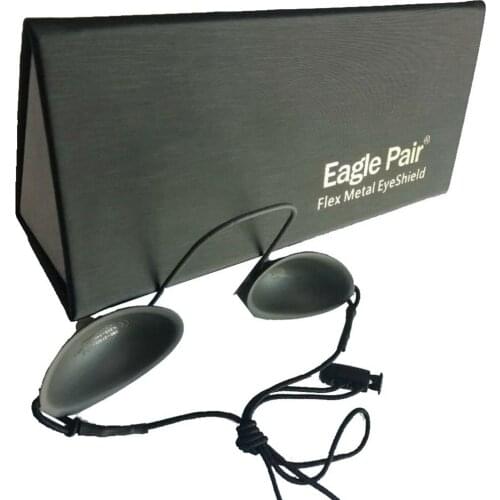 190nm-14000nm IPL Laser Photon Metal Eyeshield Protection Eyepatch Stainless Steel Goggles OD7+ CE Beauty Client Eye Protect