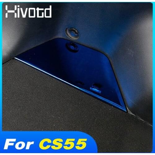 Hivotd Trunk Tool Box Panel Trim Rear Door Handle Cover Decoration Accessories Car Styling Auto Parts For Changan CS55 2017-2020
