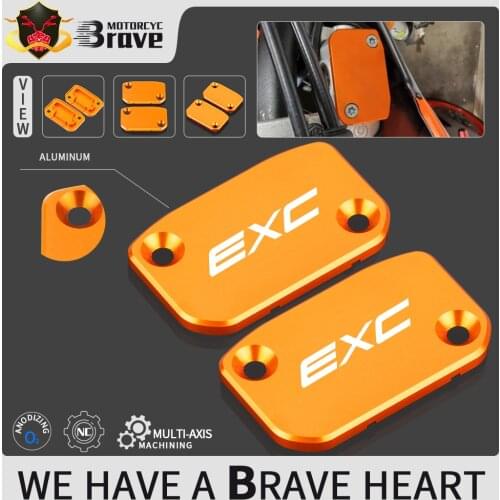 For KTM 200 400 450 500 525 530 EXC Front Brake And Clutch Fluid Reservoir Cover Cap exctpi 200exc 450exc 500exc 525exc 530exc