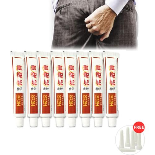 10Pcs/Lot Hua Tuo Hemorrhoids Ointment Herbal Materials Powerful Hemorrhoids Cream Internal Hemorrhoids Piles External Anal