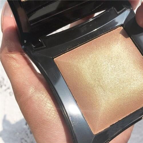 GUICAMI NEW Highlighter Makeup Shimmer Powder Highlighter Palette Base Illuminator Highlight Face Contour Golden Bronzer