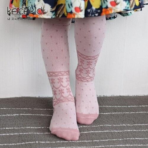 Kacakid 2020 New 0-5 Years Spring Autumn 100% Cotton Pantyhose Aniti Slip Baby Infant Tights