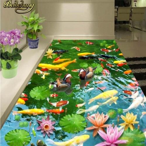 Beibehang Custom Papel De Parede 3D Photo Wallpaper Bedroom Living Room Mural Sticker Self-adhesive Floor wallpaper for walls 3D