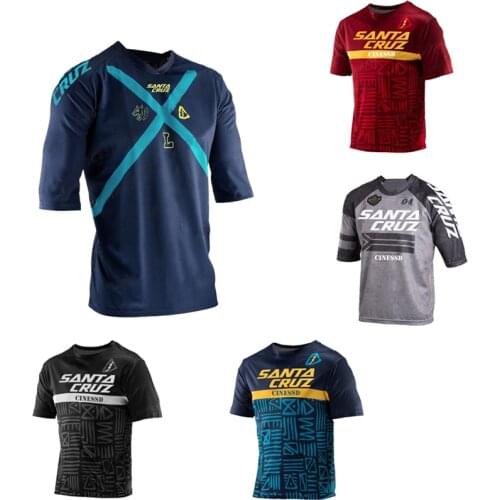 Sport Moto Cross DH Shirt Summer Short Sleeve Downhill Jersey Men MTB Bike Bicycle Cycling Clothing MX Vtt Racing Enduro Offroad