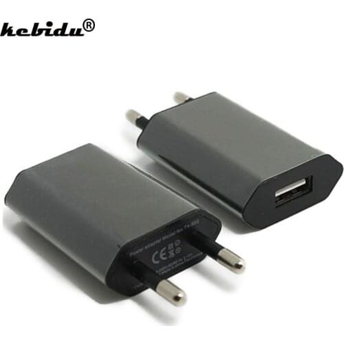 Kebidu USB Charger 5V AC Wall USB Home Travel Power Adapter For Apple iPhone 5 5S 5C 6 6S 7 For iPhone USB Charger EU/US Plug