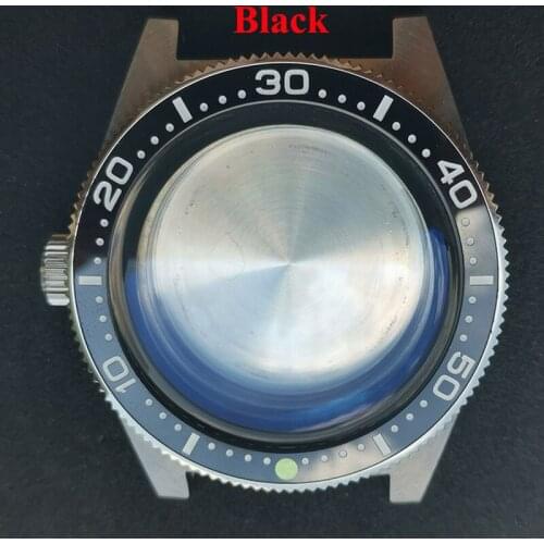 Solid Sapphire Crystal 62MAS Modified SKX007 Waterproof Case Ceramic Bezel for NH35A/NH36A Movement Diving Watch Accessories