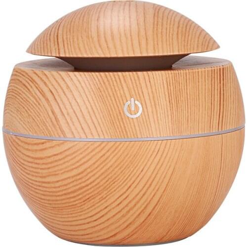 130ml USB creative wood grain air humidifier, household health humidification