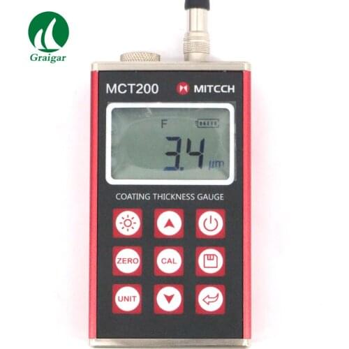 Eddy Current Paint Coating Thickness Gauge Meter Type MCT200 with Magnetic induction