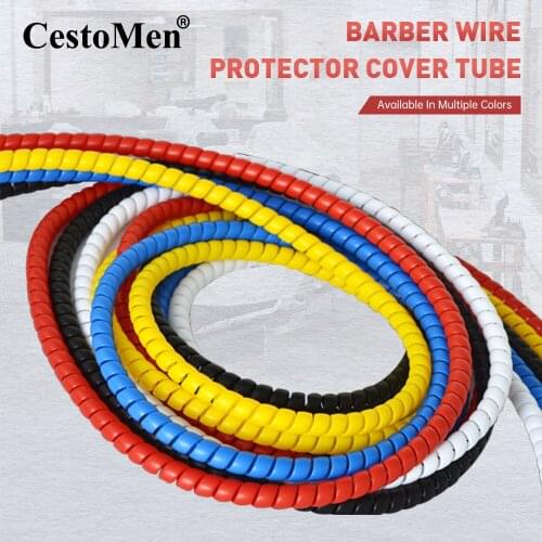 Anti-Winding Charging Protector Tube Spiral Wound Line Tube For Hair Clippers,Phones,Household Appliances Charging Protection