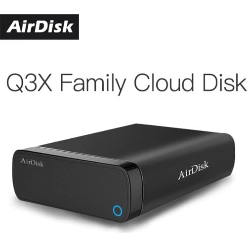Airdisk Q3X Mobile networking hard Disk USB3.0 NAS Family Network Cloud Storage 3.5" Remotely Mobile Hard Disk Box(NOT HDD)